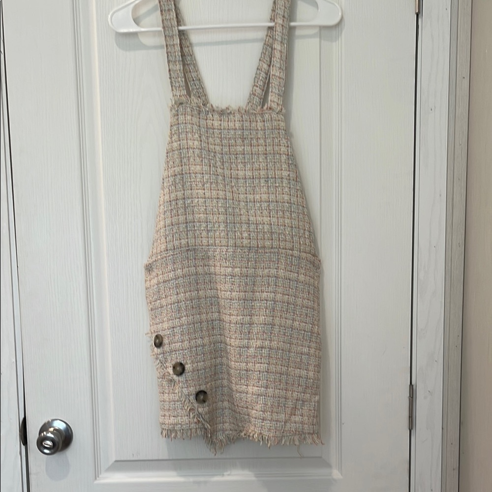 Urban Outfitters Beige Plaid Dress